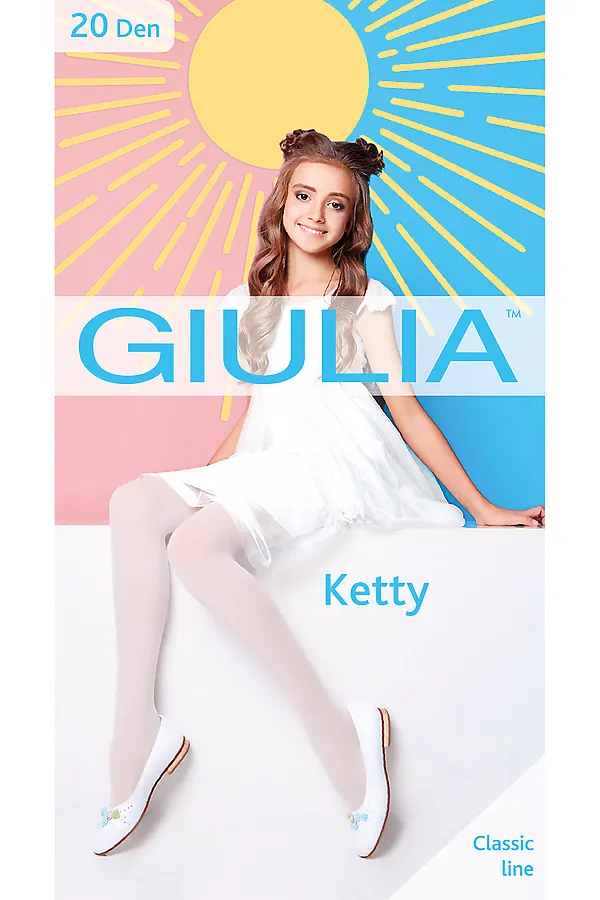 Колготки GIULIA, белый - фото 1