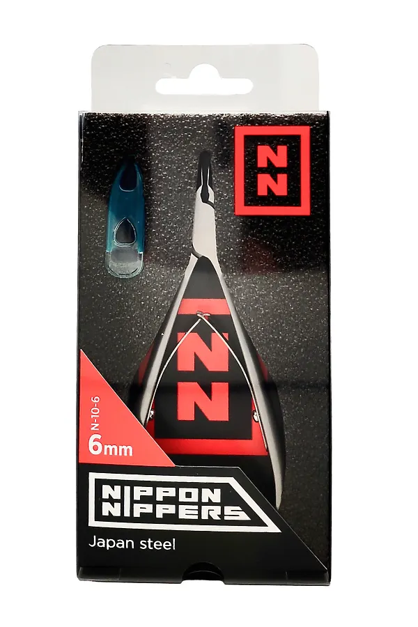 Nippon Nippers Кусачки маникюрные для кутикулы / Standard NN_N-10-6, двойная пружина, 6 мм KRISTALLER, серый - фото 1
