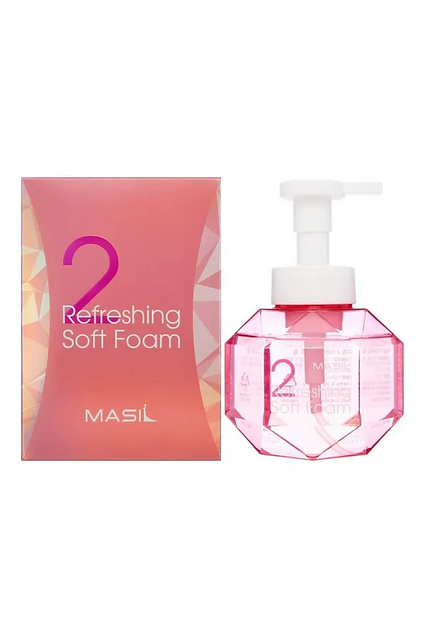 Masil Пенка для интимной гигиены / 2 Refreshing Soft Foam, 300 мл KRISTALLER, розовый - фото 1