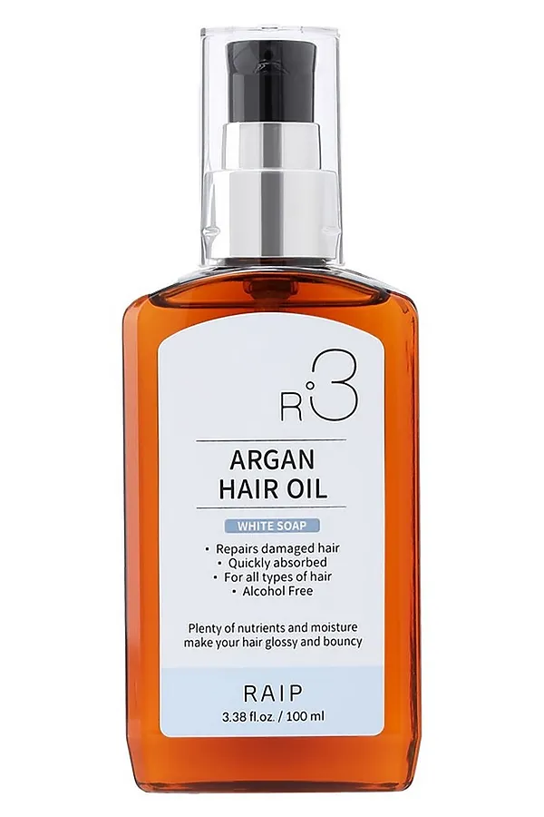 RAIP Аргановое масло для волос / R3 Argan Hair Oil White Soap, 100 мл KRISTALLER, прозрачный - фото 1