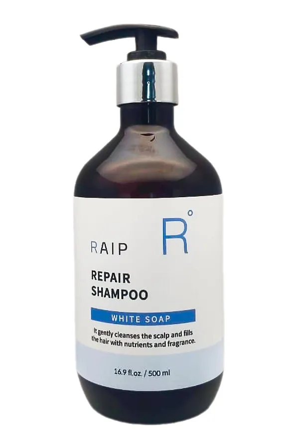 RAIP Восстанавливающий шампунь для волос с ароматом белого мыла / Repair Shampoo White Soap, 500 мл KRISTALLER, прозрачный - фото 1