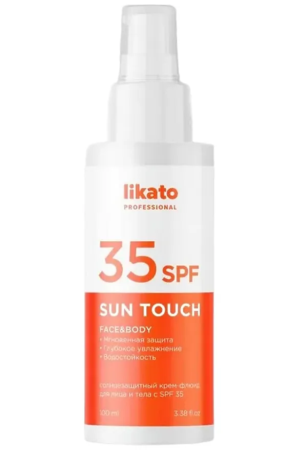 Likato Солнцезащитный крем-флюид для лица и тела с SPF 35, 100 мл KRISTALLER, белый - фото 1