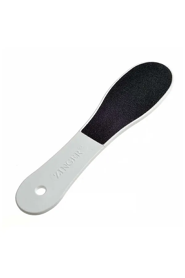 Zinger Тёрка педикюрная двусторонняя абразивная / Classic RA-02, 100/180 грит KRISTALLER, белый - фото 1