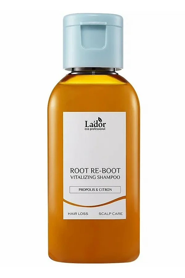 Lador Шампунь для сухой кожи головы с прополисом / Root Re-Boot Purifying Shampoo Propolis & Citron, 50 мл KRISTALLER, прозрачный - фото 1