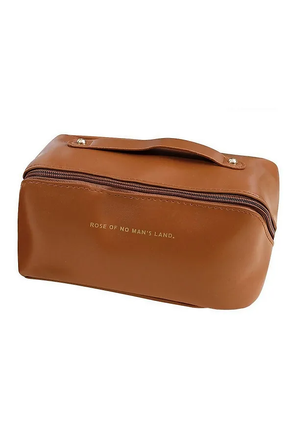 Kristaller Косметичка женская Charm suitcase, терракотовый KRISTALLER, терракотовый - фото 1