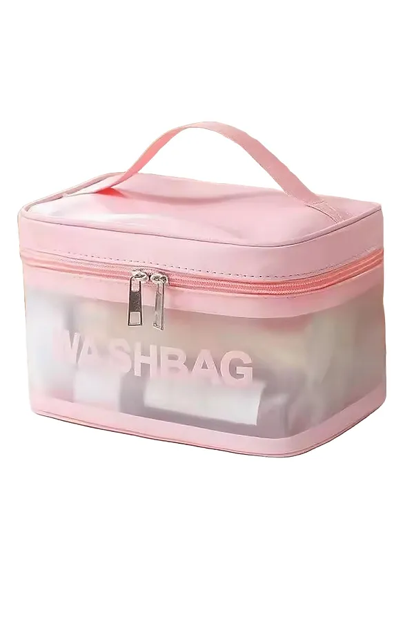 Kristaller Косметичка Washbag suitcase, розовый KRISTALLER, розовый - фото 1
