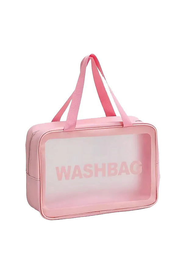 Kristaller Косметичка Washbag rectangular big, розовый KRISTALLER, розовый - фото 1