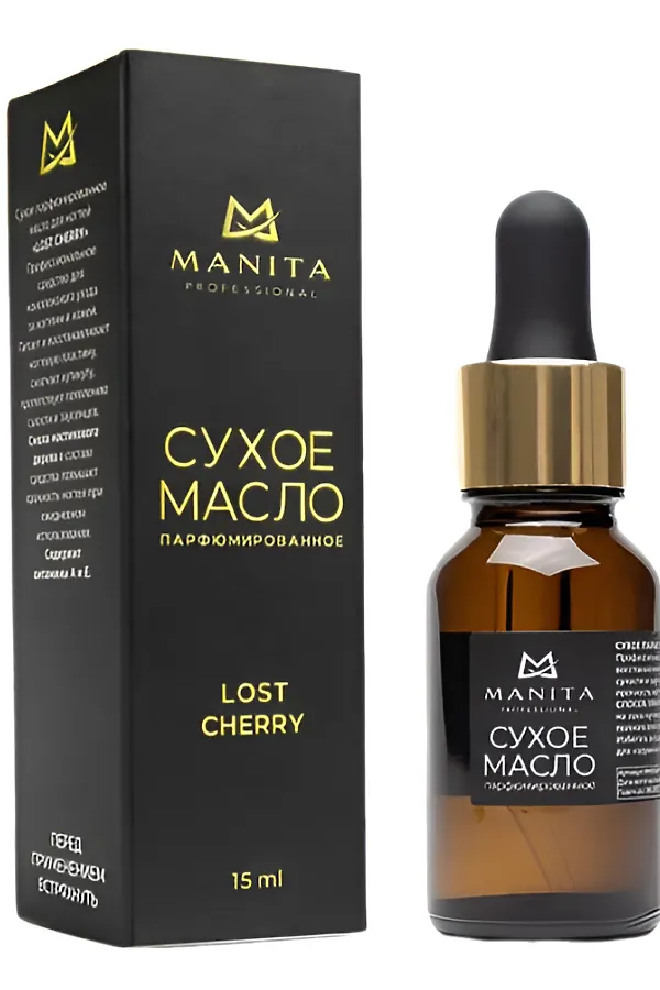 Manita Professional Масло сухое для ногтей и кутикулы парфюмированное, Lost Cherry, 15 мл KRISTALLER, прозрачный - фото 1