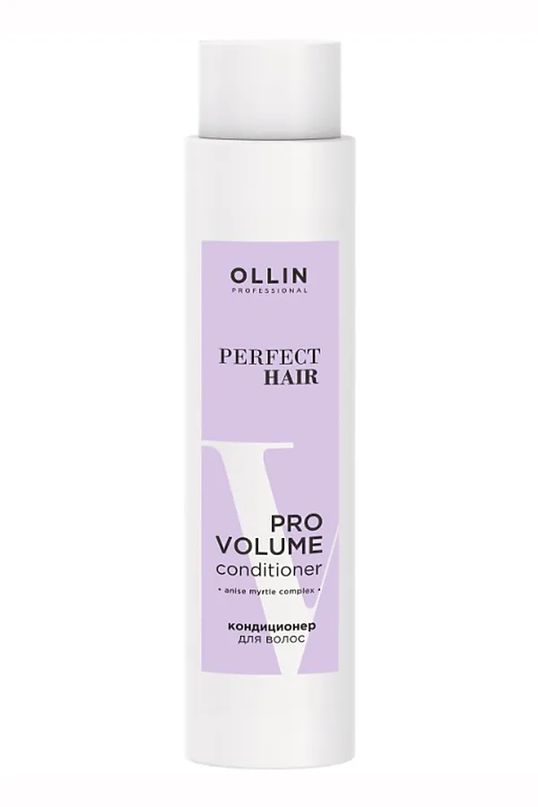 Ollin Кондиционер для объема и блеска волос / Perfect Hair Pro Volume, 400 мл KRISTALLER, белый - фото 1