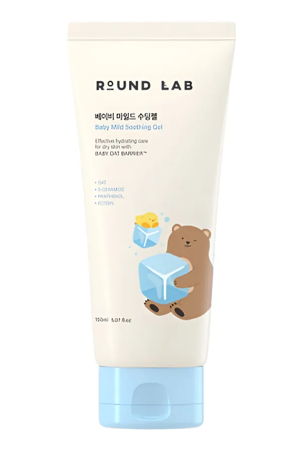 ROUND LAB Детский успокаивающий гель для лица и тела / Baby Mild Soothing Gel, 150 мл KRISTALLER, прозрачный - фото 1