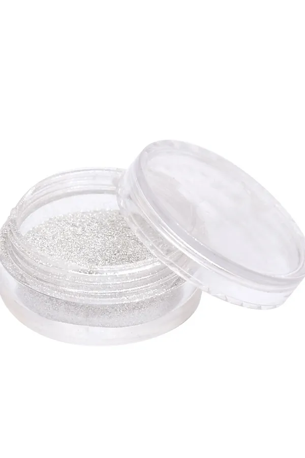 Planet Nails Пигмент-втирка «Зеркальный блеск» 23038, 1,5 г KRISTALLER, серебро - фото 1