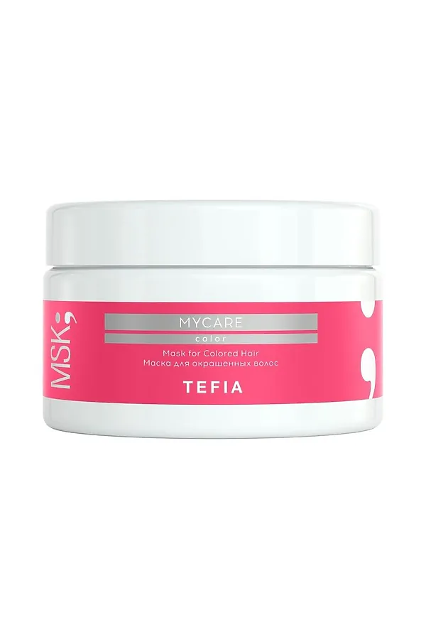TEFIA Mycare Маска для окрашенных волос / Mask for Сolored Hair, 250 мл KRISTALLER, белый - фото 1