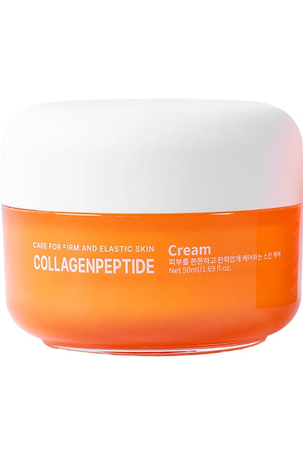 Jigott Крем для лица с коллагеном и пептидами / Collagen + Peptide Cream, 50 мл KRISTALLER, белый - фото 1