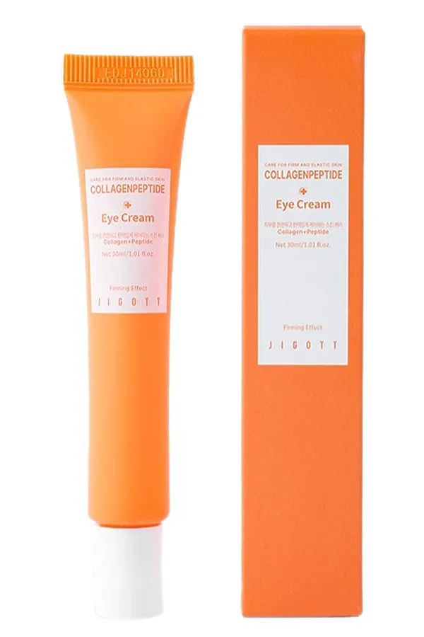 Jigott Крем для кожи вокруг глаз с коллагеном и пептидами / Collagen + Peptide Eye Cream, 30 мл KRISTALLER, белый - фото 1