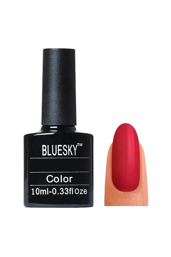 Bluesky Гель-лак для ногтей / Classic 108 SU, темно-красный, 10 мл KRISTALLER, 108 su, темно-красный - фото 1