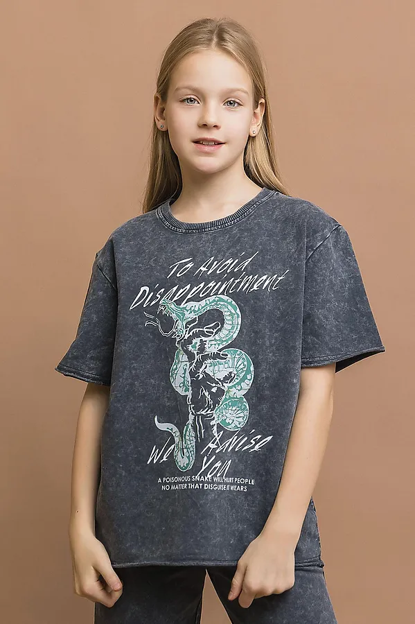 Футболка BATIK, графит - фото 1