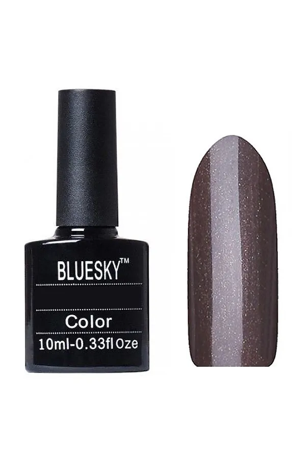 Bluesky Гель-лак для ногтей / Classic 137 SH, коричневый с шиммером, 10 мл KRISTALLER, 137 sh, коричневый с шиммером - фото 1