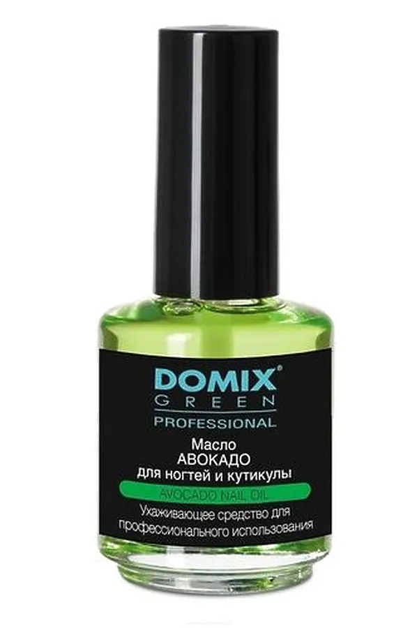Domix Масло авокадо для ногтей и кутикулы, 17 мл KRISTALLER, прозрачный - фото 1