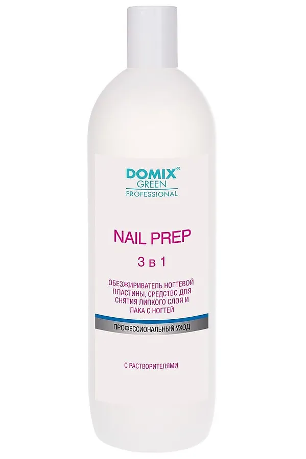 Domix Green Professional Обезжириватель ногтевой пластины, средство для снятия липкого слоя и лака для ногтей, 500 мл KRISTALLER, прозрачный - фото 1