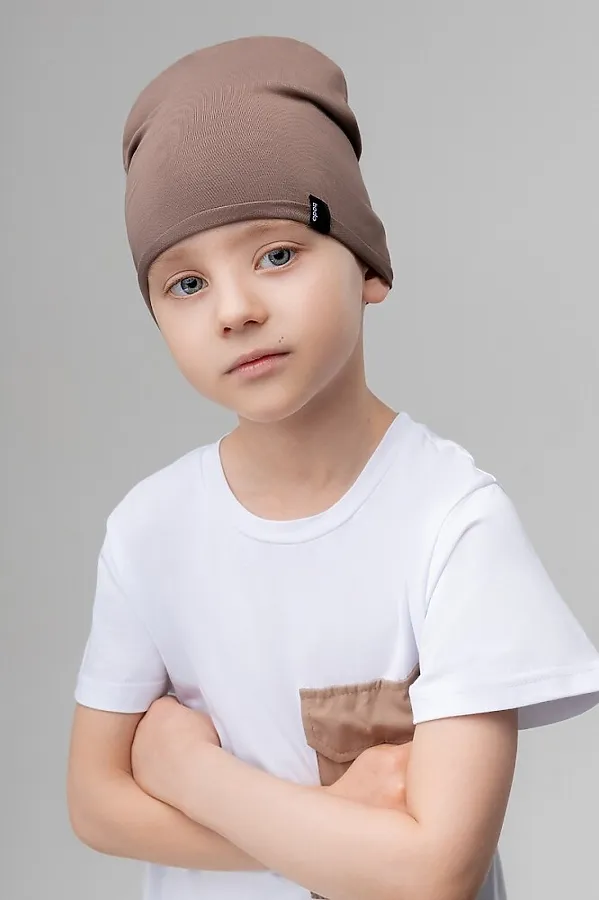 Шапка BODO, какао - фото 1