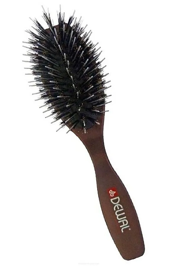 Dewal Щетка для укладки мини / Coffee BR-6403, коричневый KRISTALLER, коричневый - фото 1