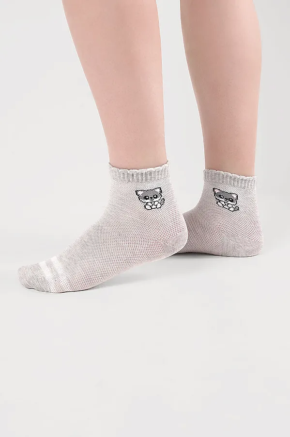 Носки CLEVER, меланж св.серый - фото 1