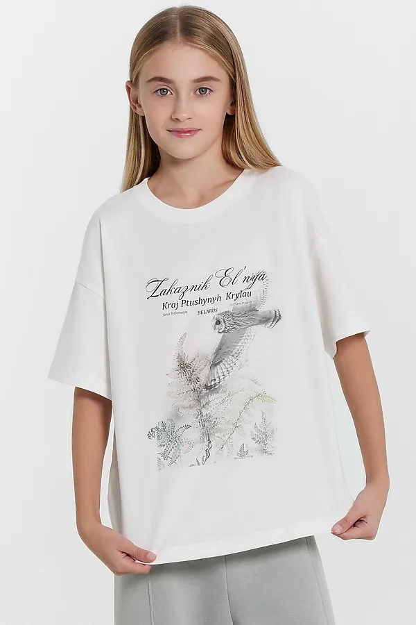 Футболка MARK FORMELLE, белый +печать2 - фото 1