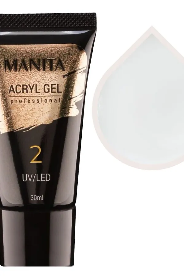 Manita Professional Акриловый гель для моделирования ногтей №02, 30 мл KRISTALLER, №02 - фото 1