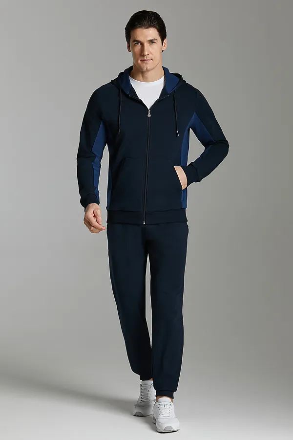 Костюм (Толстовка+Брюки) ADDIC-SPORT, темно-синий - фото 1