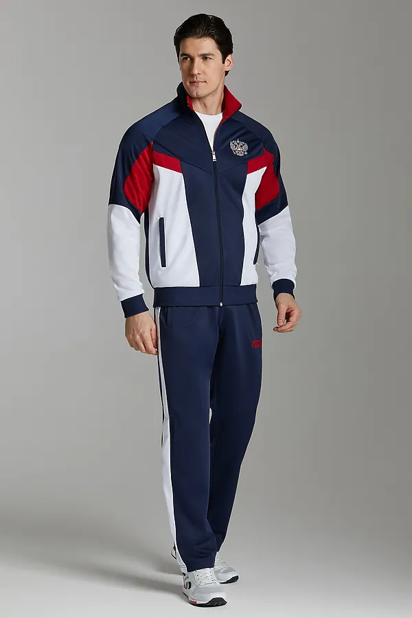 Костюм (Толстовка+Брюки) ADDIC-SPORT, темно-синий - фото 1
