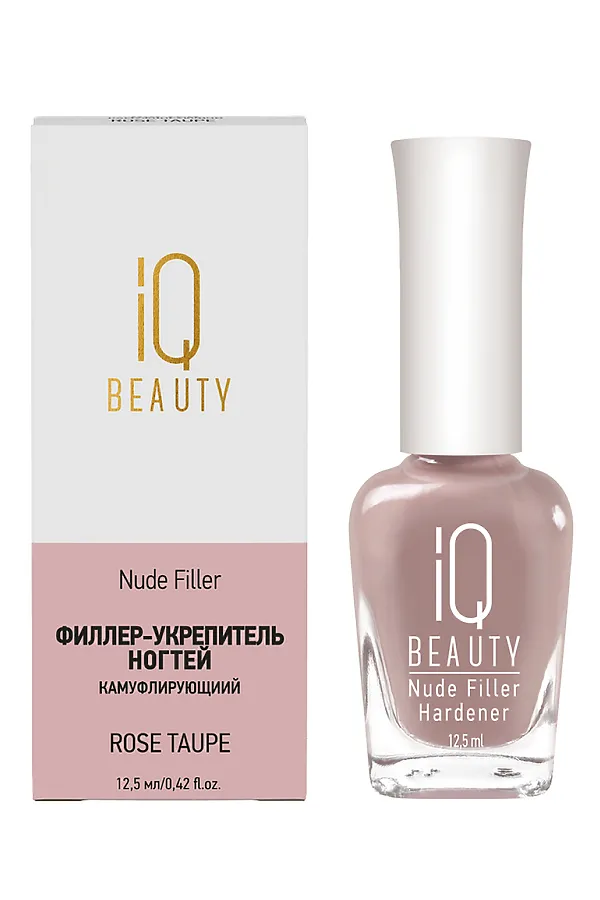 IQ Beauty Филлер-укрепитель с камуфлирующим эффектом / Nude Filler 06 Rose Taupe, глянцевый финиш, 12,5 мл KRISTALLER, 06 rose taupe, глянцевый финиш - фото 1