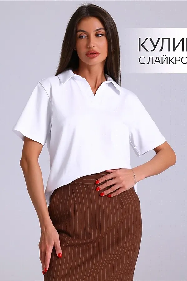 Футболка АПРЕЛЬ, белый - фото 1