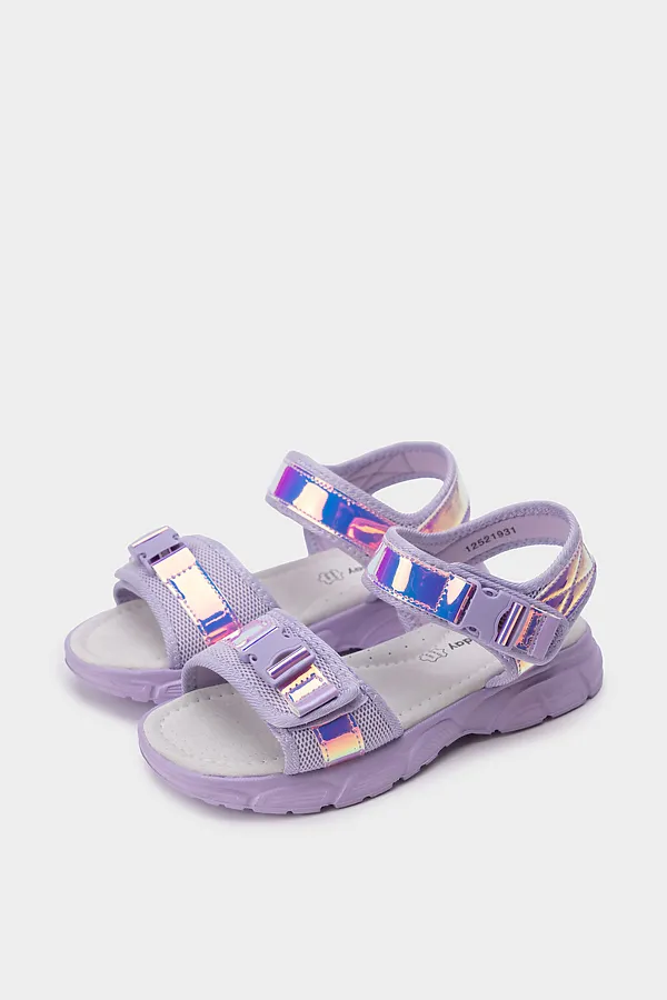 Сандалии для девочек PLAYTODAY, сиреневый - фото 1