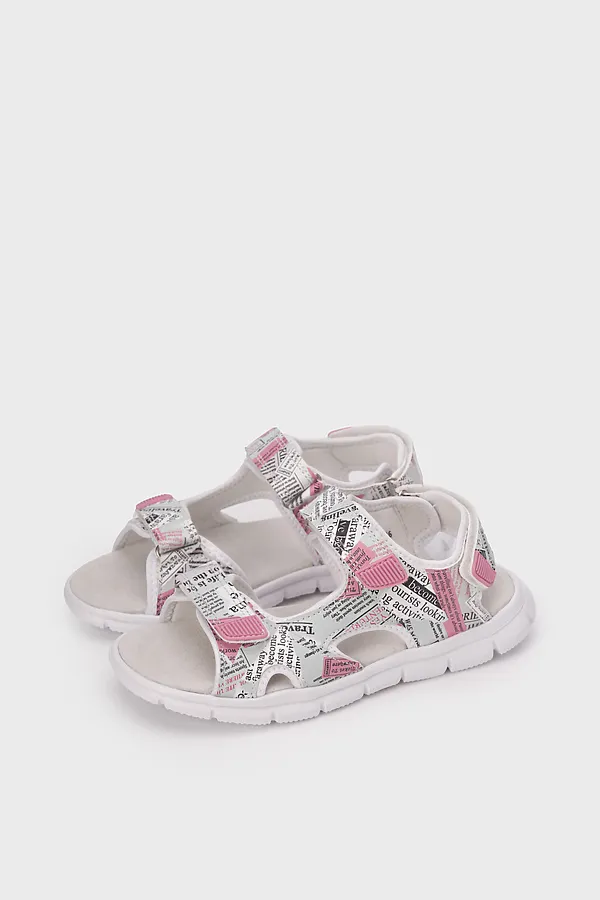 Сандалии PLAYTODAY, белый,розовый - фото 1