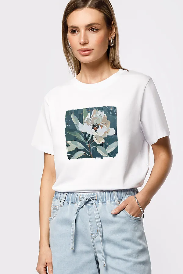 Футболка VILATTE WEAR, белый_пион - фото 1