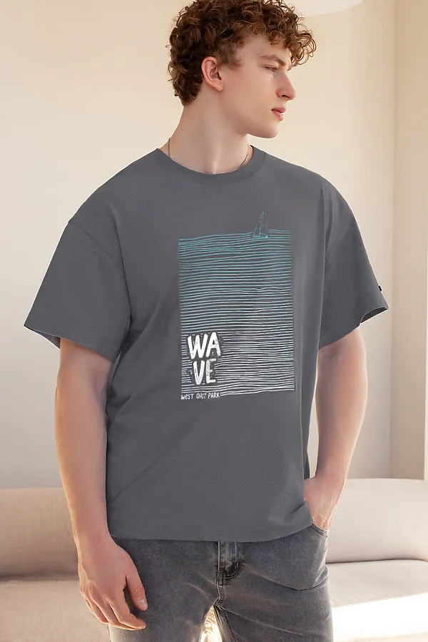 Футболка VILATTE, серый_wave - фото 1
