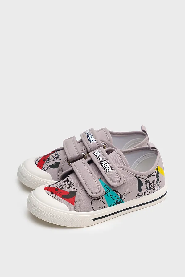 Полуботинки для мальчиков PLAYTODAY, светло-серый - фото 1