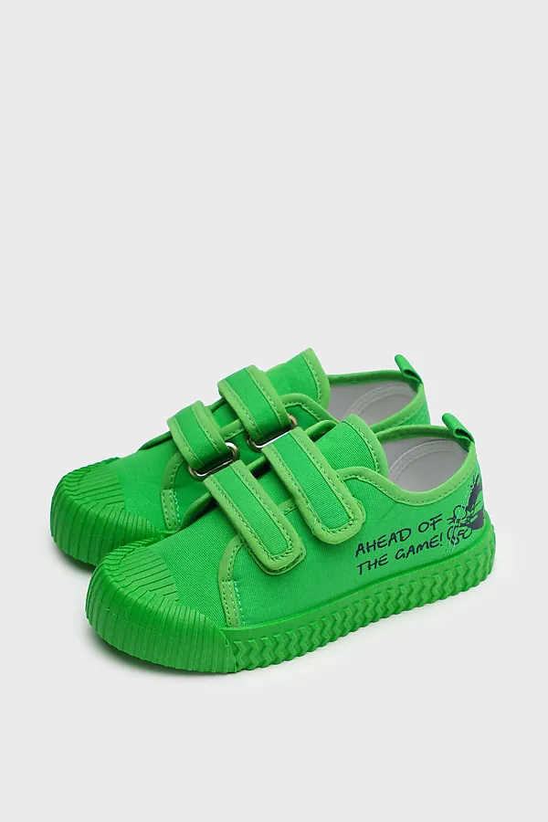 Полуботинки для мальчиков PLAYTODAY, зеленый - фото 1