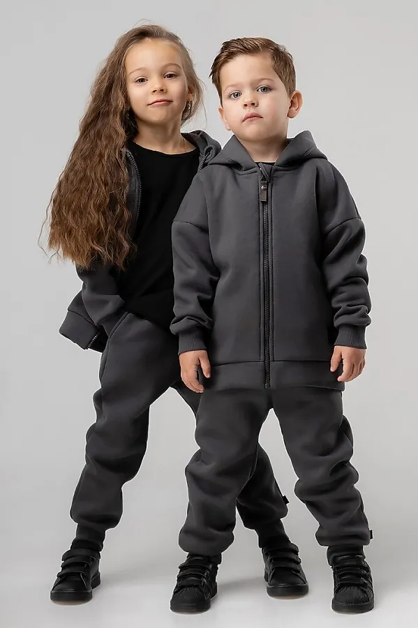 Костюм (Толстовка+Брюки) BODO, графит - фото 1