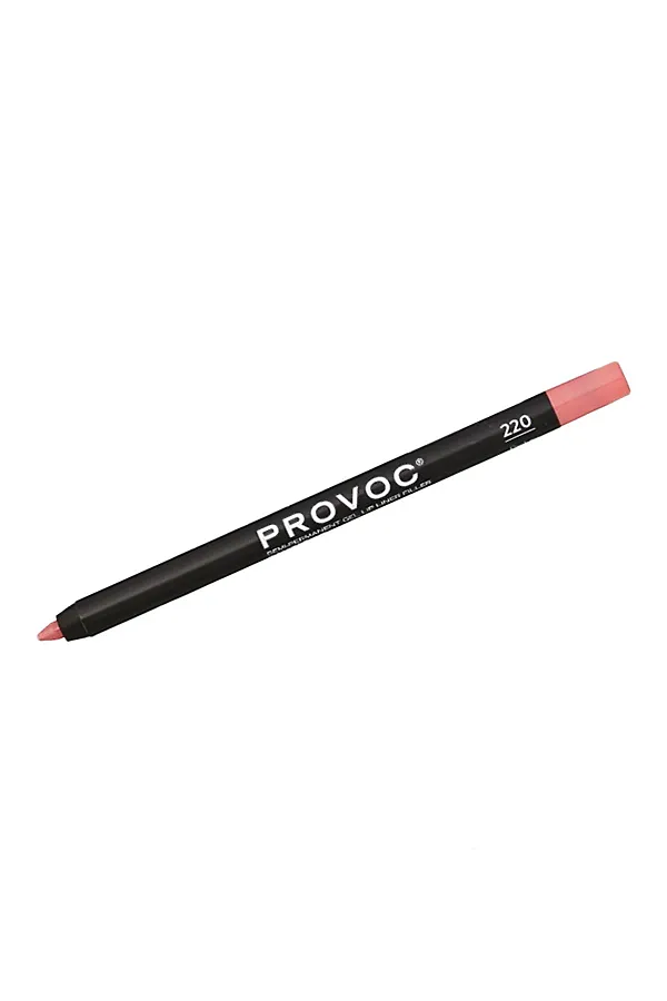 Provoc Гелевый карандаш-подводка для губ водостойкий / Semi Permanent Gel Eye Liner Filler №220 Pinkey, розово-бежево-лососевый KRISTALLER, №220 pinkey, розово-бежево-лососевый - фото 1