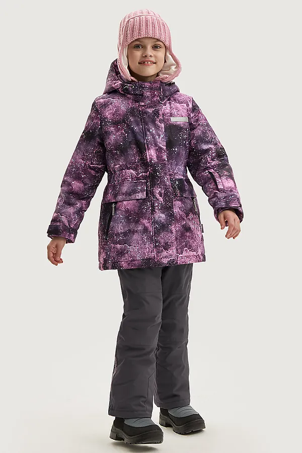 Костюм (Куртка+Брюки) NIKASTYLE, сухая роза/графит - фото 1