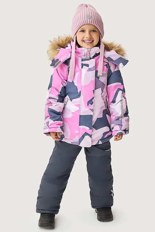 Костюм (Куртка+Брюки) NIKASTYLE, розовый/графит - фото 1