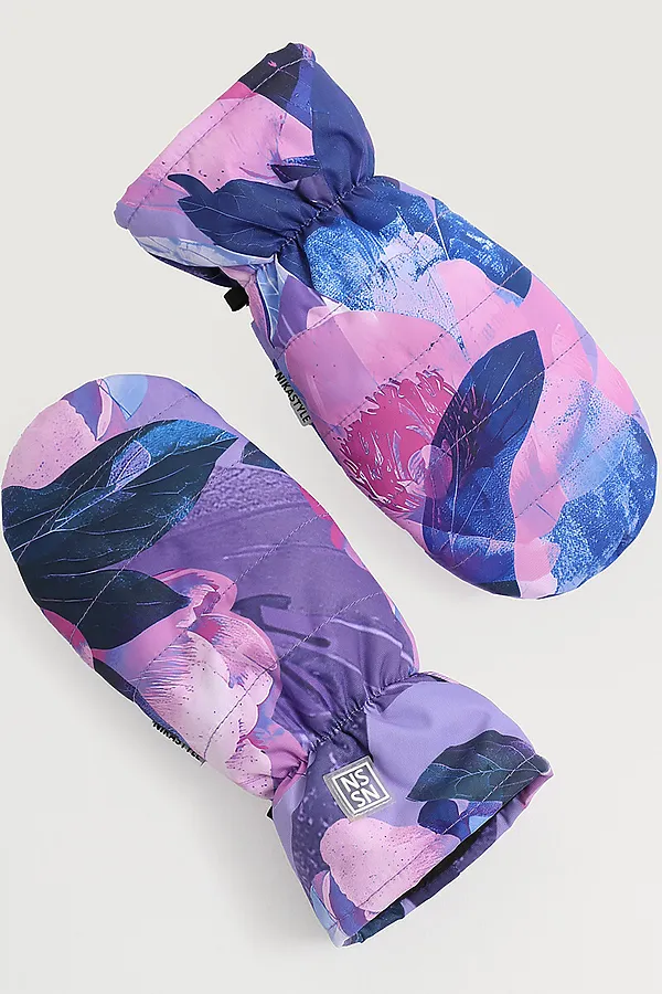 Варежки NIKASTYLE, лиловый - фото 1