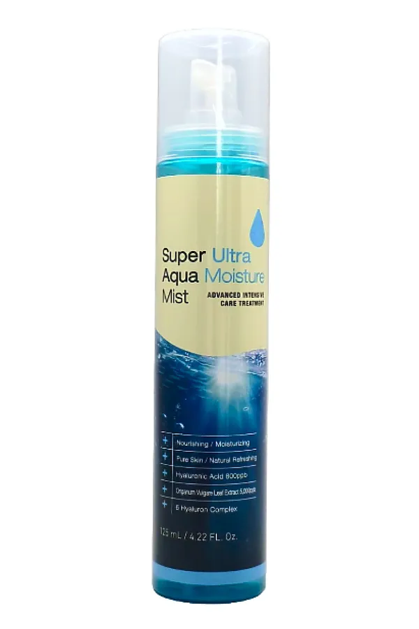 Dr.MeLoSo Увлажняющий мист для лица / Super Ultra Aqua Moisture Mist, 125 мл KRISTALLER, синий - фото 1