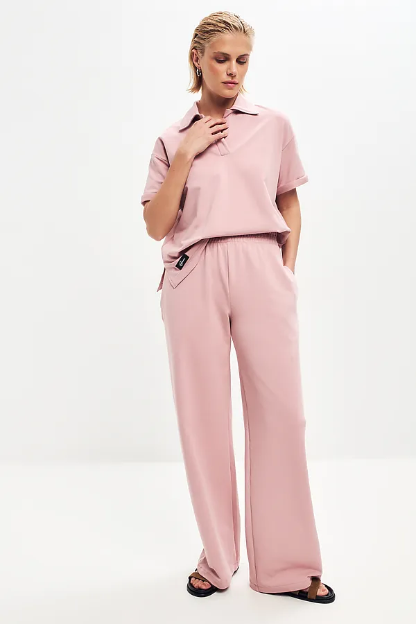 Костюм (Брюки+Свитшот) EZANNA, пудра - фото 1
