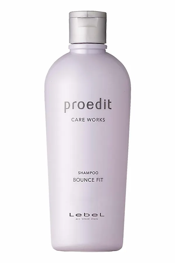 Lebel Шампунь для волос восстанавливающий / Proedit Shampoo Bounce Fit, 300 мл KRISTALLER, серый - фото 1