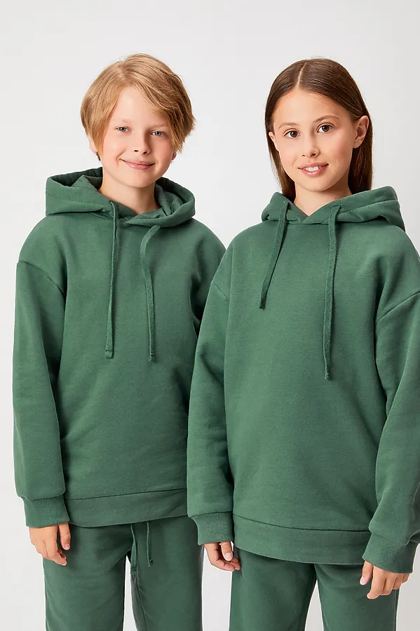 Худи ACOOLA, черно-зеленый - фото 1