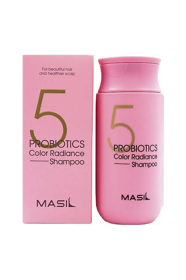 Masil Шампунь для волос защита цвета с пробиотиками / 5 Probiotics Color Radiance Shampoo, 150 мл KRISTALLER, розовый - фото 1