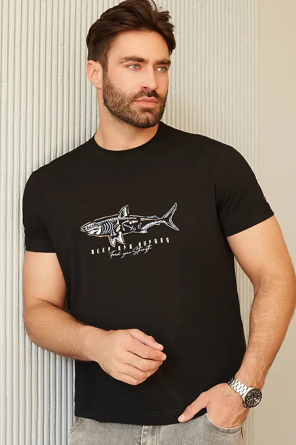 Футболка VILATTE, черный_shark - фото 1
