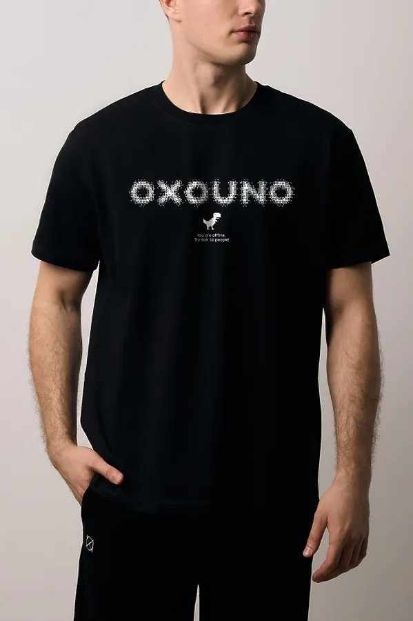 Футболка OXOUNO, черный - фото 1